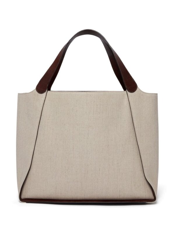 23790106_53860040_1000.jpg Stella McCartney appliqué-logo tote bag