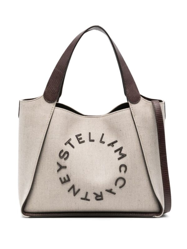 Stella McCartney logo-appliqué tote bag