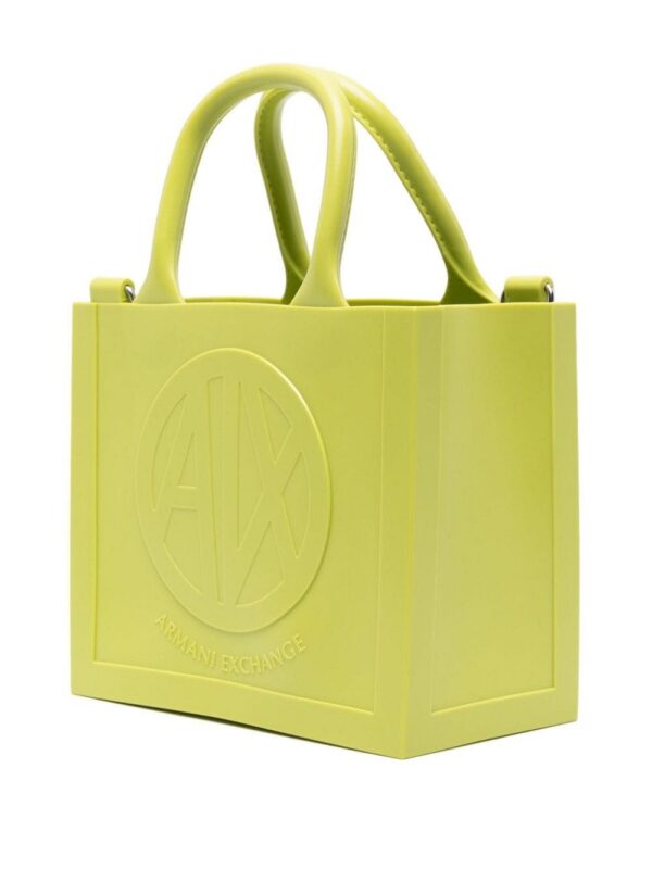 23799007_53903845_1000.jpg Armani Exchange logo-embossed tote bag
