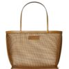 Tory Burch Mesh logo-appliqué tote bag