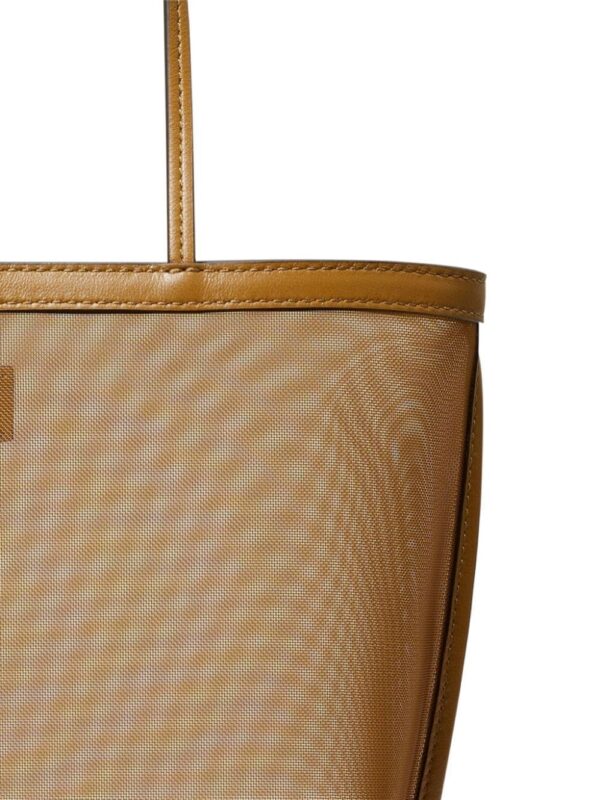 Tory Burch Mesh logo-appliqué tote bag