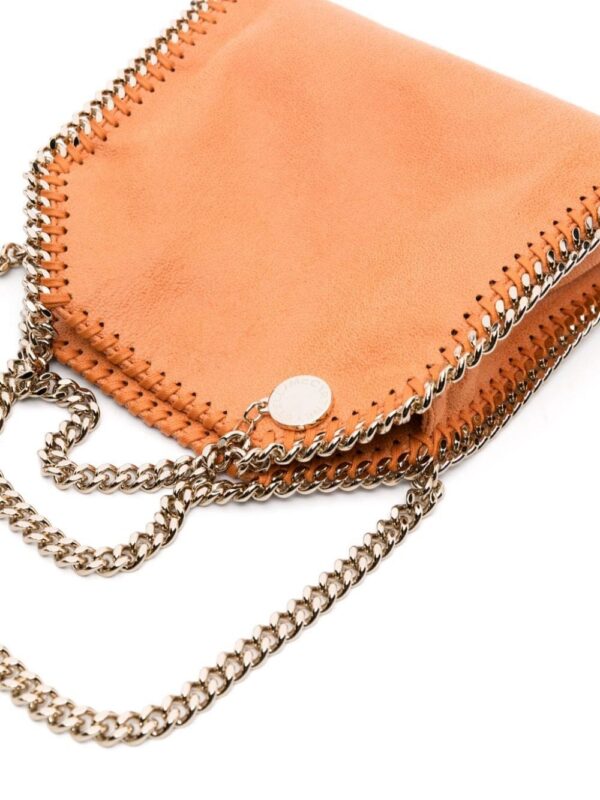 23816546_53834582_1000.jpg Stella McCartney small Falabella whipstitch-chain tote bag