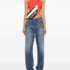Love Moschino logo-embroidered belt bag