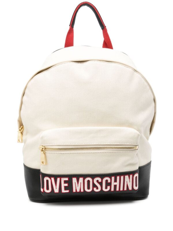 23824957_53858190_1000.jpg Love Moschino logo-embroidered backpack