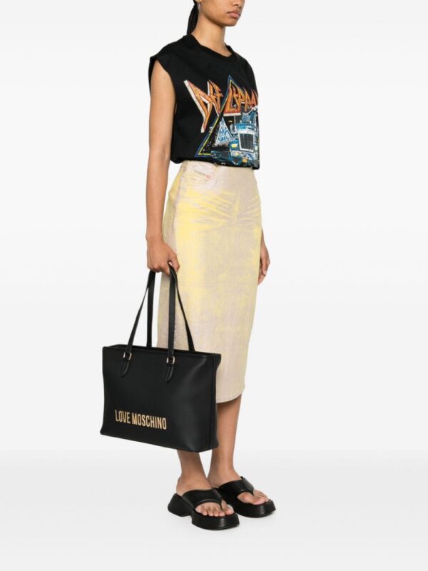 Love Moschino logo-lettering tote bag