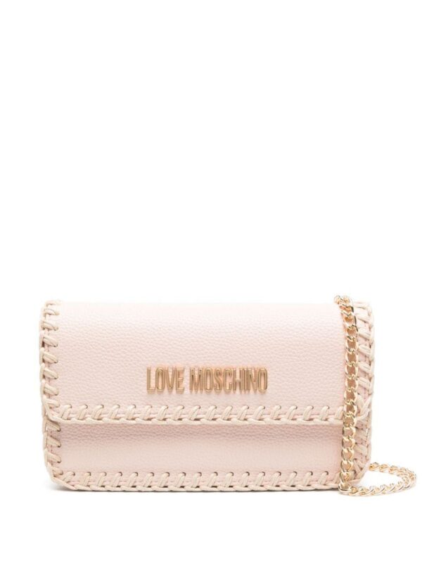 Love Moschino logo-lettering shoulder bag