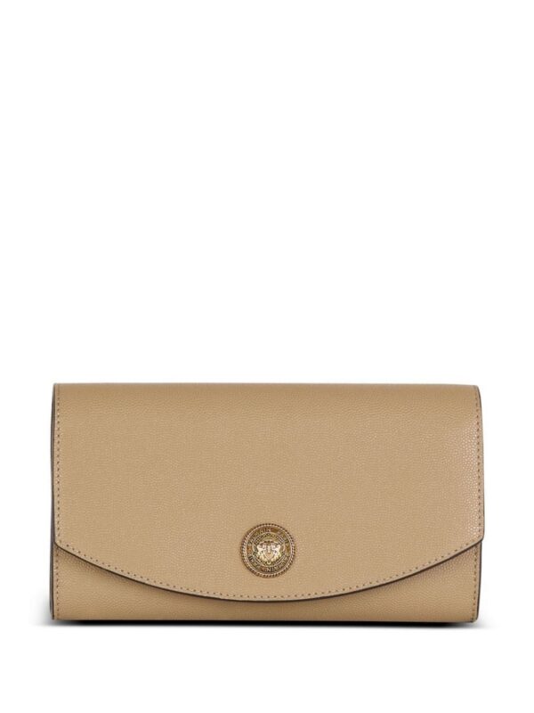 23827469_53906535_1000.jpg Balmain Emblème leather clutch bag
