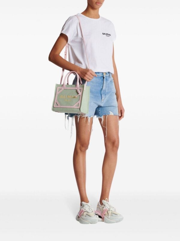 Balmain small B-Army canvas tote bag