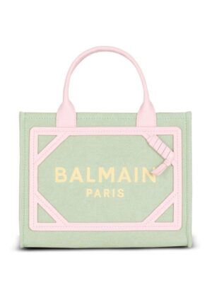 23827550_53907637_1000.jpg Balmain small B-Army canvas tote bag