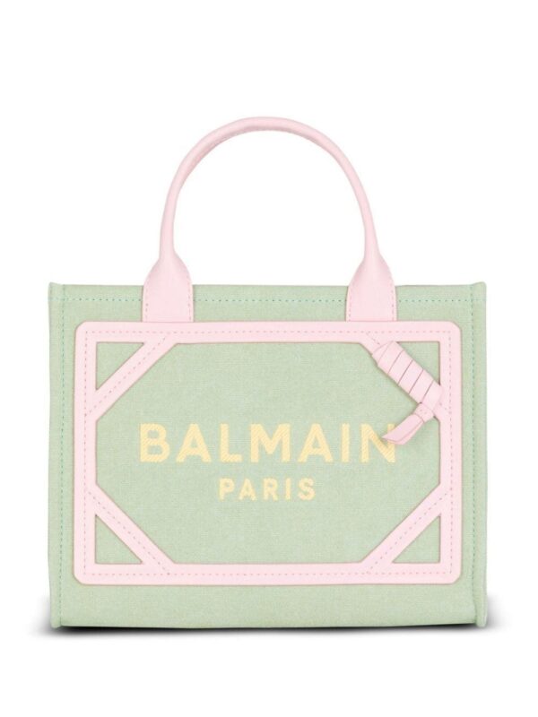 Balmain small B-Army canvas tote bag