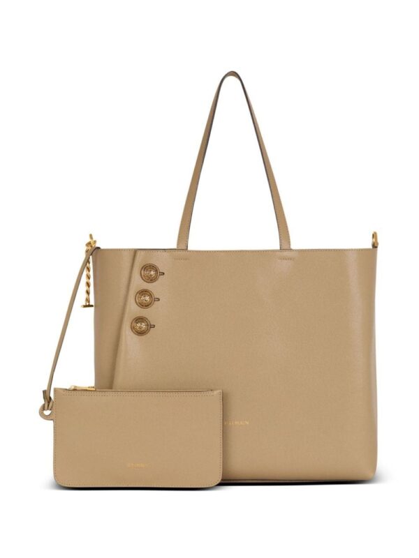 23828042_53906654_1000.jpg Balmain Emblème leather tote bag