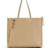 23828042_53906695_1000.jpg Balmain Emblème leather tote bag