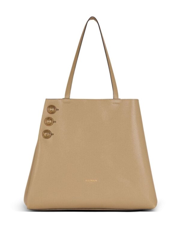 23828042_53906703_1000.jpg Balmain Emblème leather tote bag