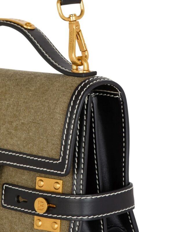 23828046_53908042_1000.jpg Balmain B-Buzz 24 canvas shoulder bag