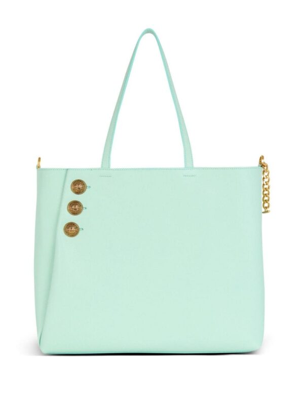 23828133_53906776_1000.jpg Balmain Emblème leather tote bag