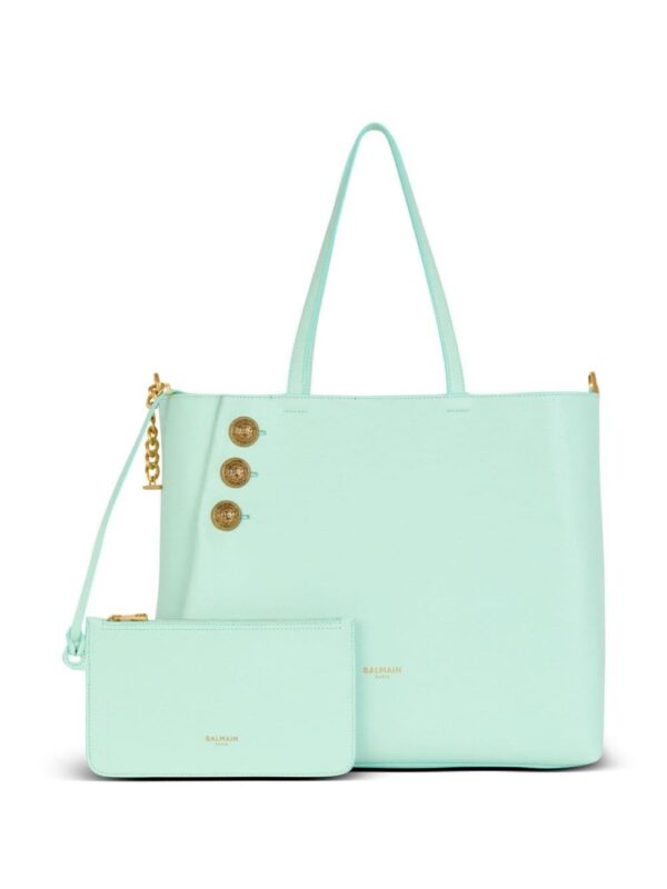 23828133_53906777_1000.jpg Balmain Emblème leather tote bag