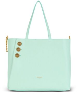 23828133_53906779_1000.jpg Balmain Emblème leather tote bag