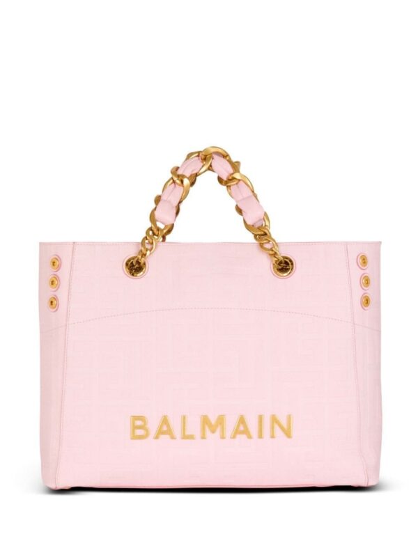 23828210_53906789_1000.jpg Balmain 1945 Soft leather tote bag