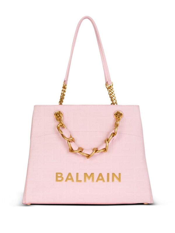 23828210_53906815_1000.jpg Balmain 1945 Soft leather tote bag