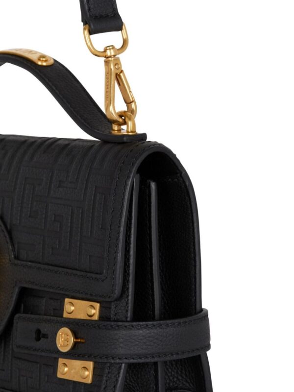 Balmain B-Buzz 24 leather tote bag