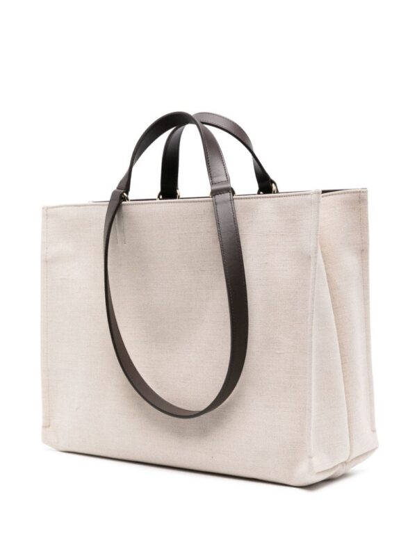 23840465_53900185_1000.jpg Ferragamo logo-embroidered canvas tote bag