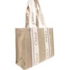 23844258_53812877_1000.jpg Chloé medium Woody logo-strap linen tote bag