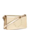 Stella McCartney studded metallic-finish crossbody bag