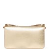 Stella McCartney studded metallic-finish crossbody bag