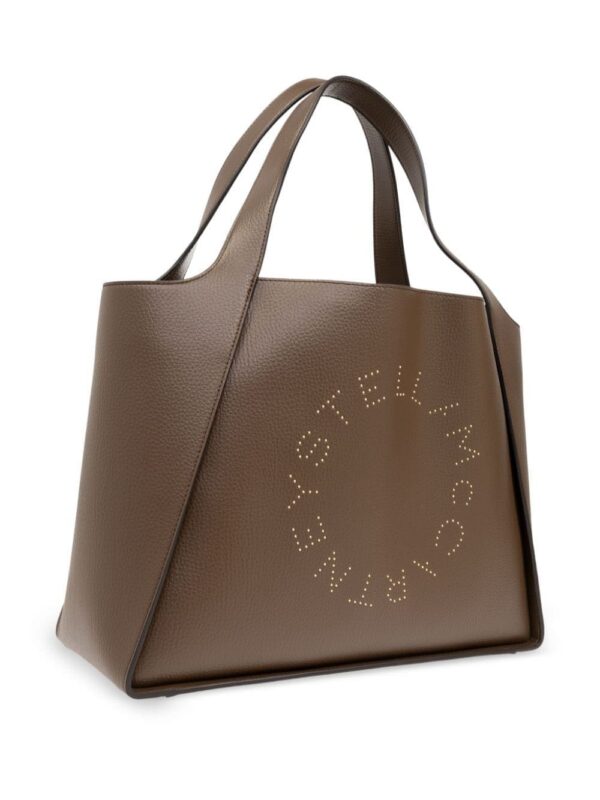 23857941_53834969_1000.jpg Stella McCartney logo-perforated faux-leather tote bag