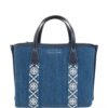 23857946_53835699_1000.jpg Tory Burch logo-tape denim tote bag