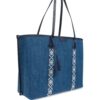Tory Burch Perry denim tote bag