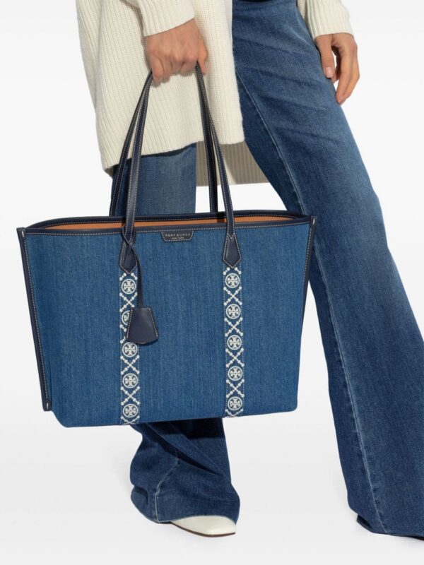 Tory Burch Perry denim tote bag