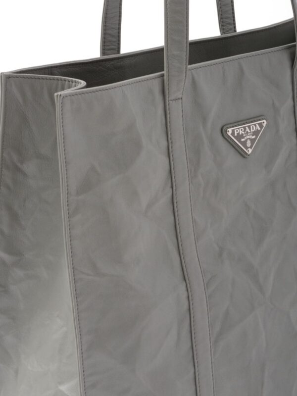 Prada medium nappa leather tote bag