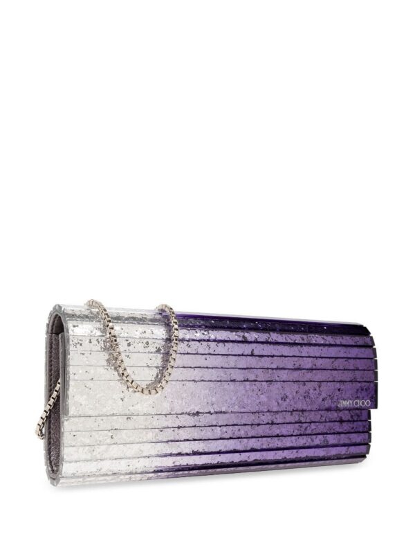 Jimmy Choo Sweetie glittered clutch bag