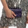 Jimmy Choo Sweetie glittered clutch bag