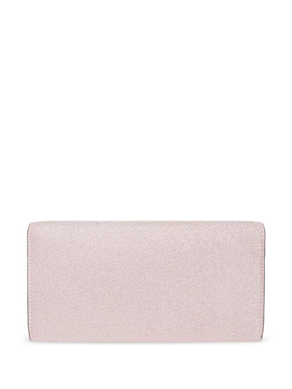 Jimmy Choo Emmie glittered clutch bag