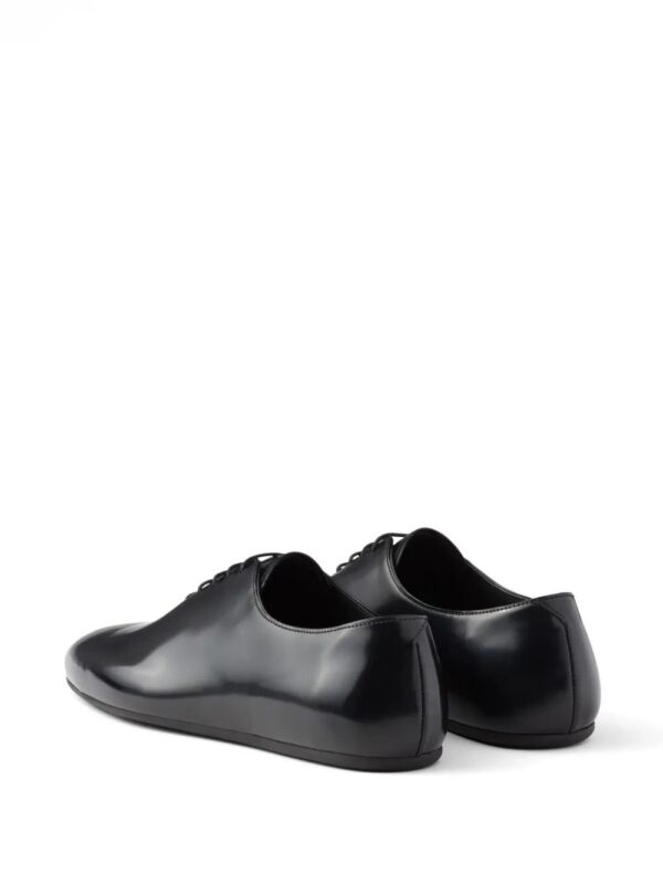 Prada  brushed-leather lace-up shoes