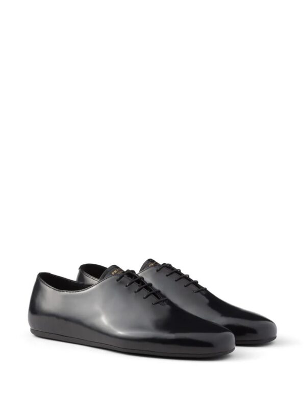 Prada  brushed-leather lace-up shoes