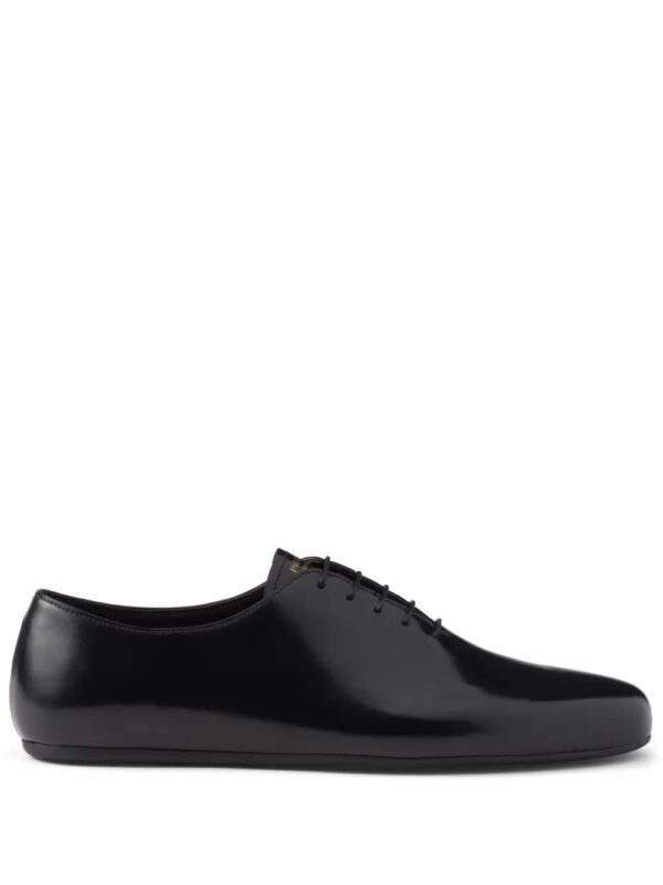 Prada  brushed-leather lace-up shoes