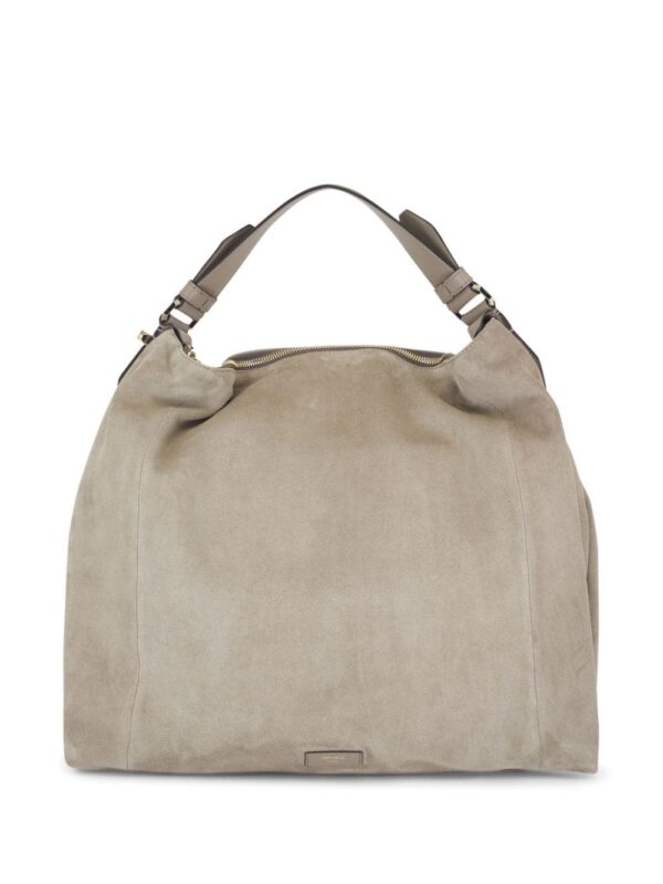 23909960_53974988_1000.jpg Jimmy Choo logo patch suede handbag