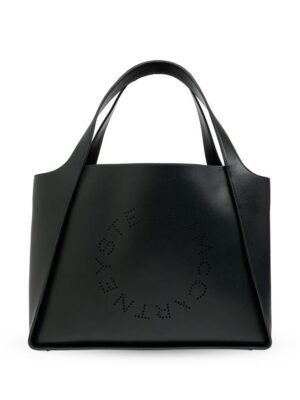 23914399_54005487_1000.jpg Stella McCartney logo-perforated faux-leather tote bag
