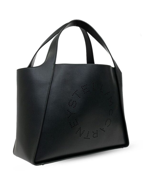 23914399_54005511_1000.jpg Stella McCartney logo-perforated faux-leather tote bag