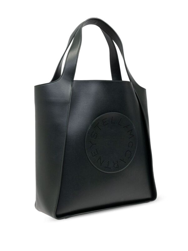 23914412_54005521_1000.jpg Stella McCartney logo-perforated faux-leather tote bag