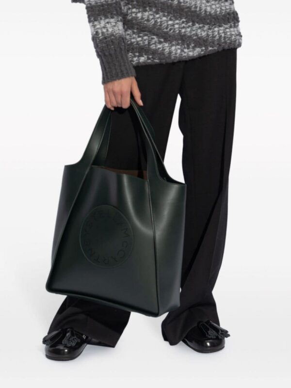 23914412_54005523_1000.jpg Stella McCartney logo-perforated faux-leather tote bag