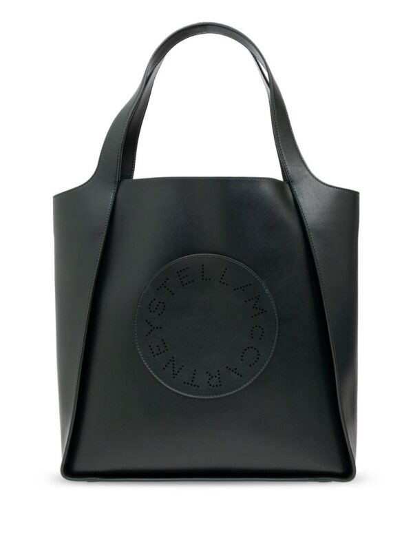 23914412_54005527_1000.jpg Stella McCartney logo-perforated faux-leather tote bag