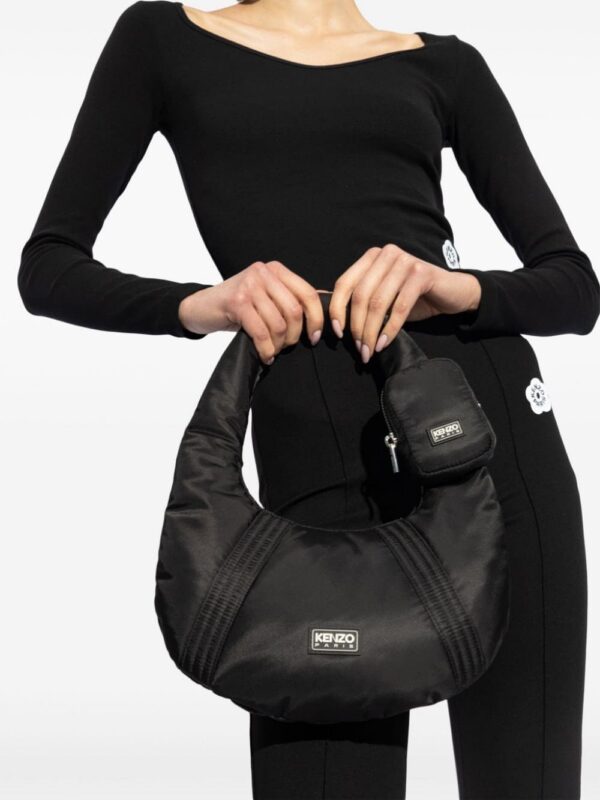 23915317_54002873_1000.jpg Kenzo logo-appliqué ribbed-detail shoulder bag