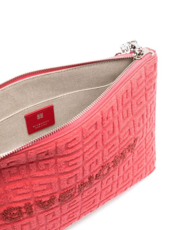 23926182_54038608_1000.jpg Givenchy 4G towelling-finish clutch