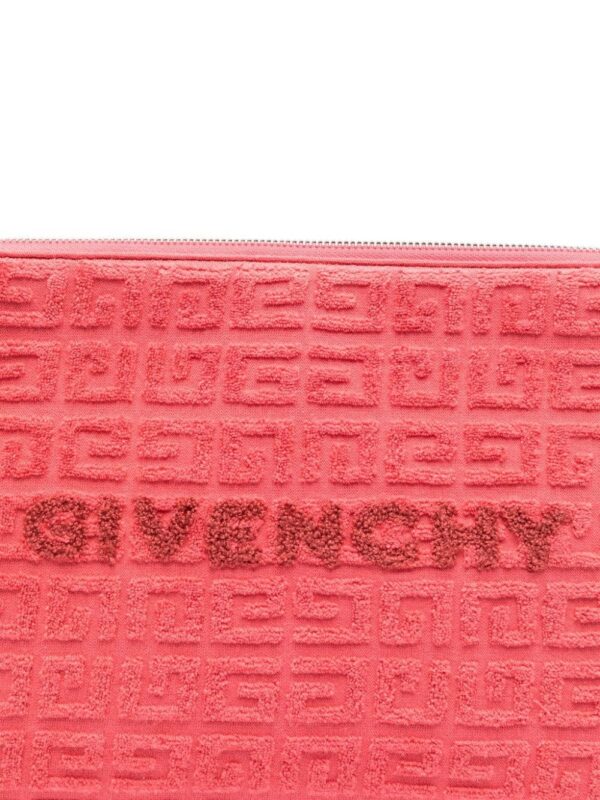 23926182_54038620_1000.jpg Givenchy 4G towelling-finish clutch