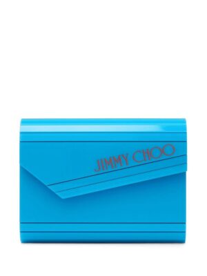 23928101_54091977_1000.jpg Jimmy Choo Candy logo-print clutch bag