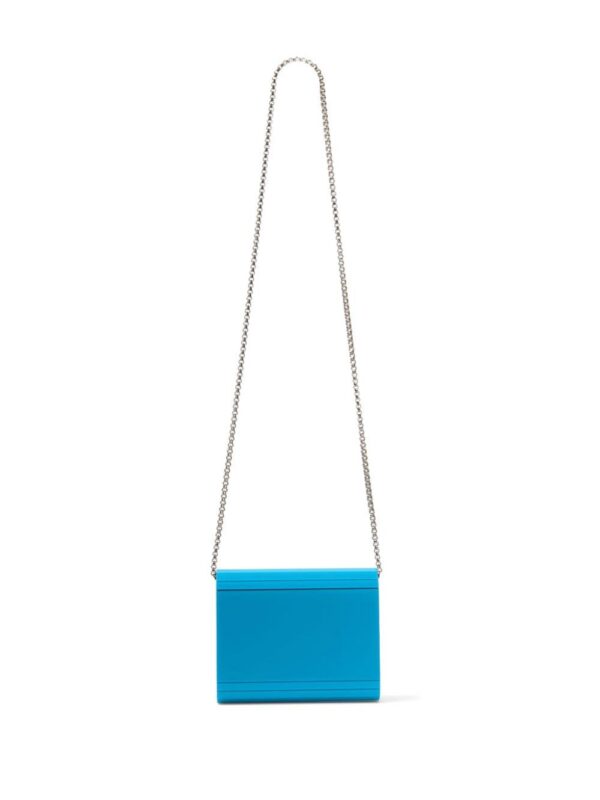 23928101_54091985_1000.jpg Jimmy Choo Candy logo-print clutch bag